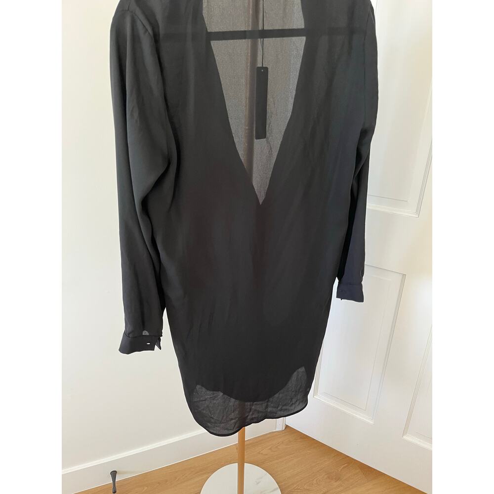 krisa Drape Button Front Mini - Picture 8 of 8